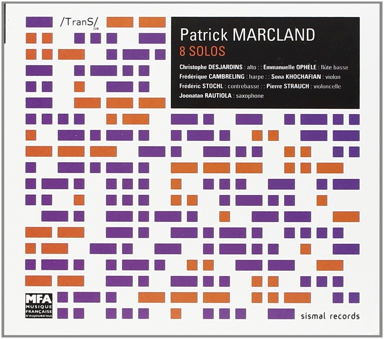 Marcland : 8 Solos. Desjardins, Cambreling, Ophèle… Classical