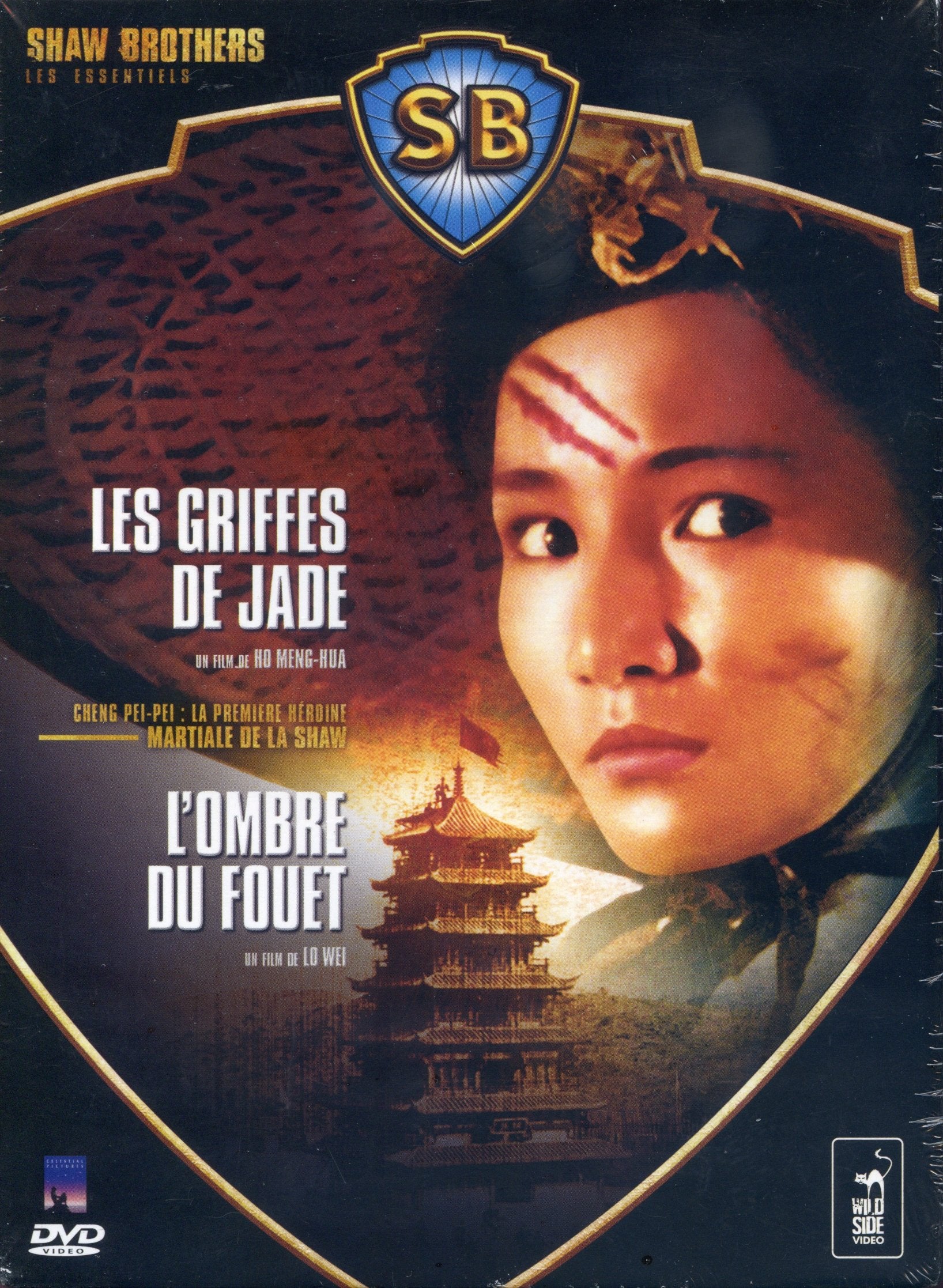 Coffret Brothers-Cheng Pei : la première héroïne martiale de la Shaw-Les Griffes de Jade + l'ombre du Fouet Movies