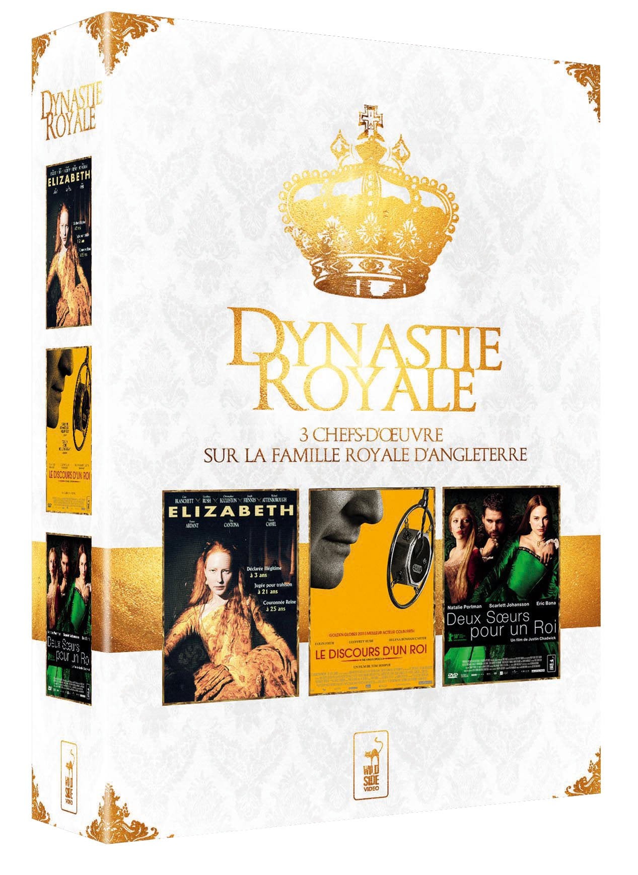 Coffret dynastie royale: Le discours d'un roi / Deux soeurs pour un roi / Elizabeth Films
