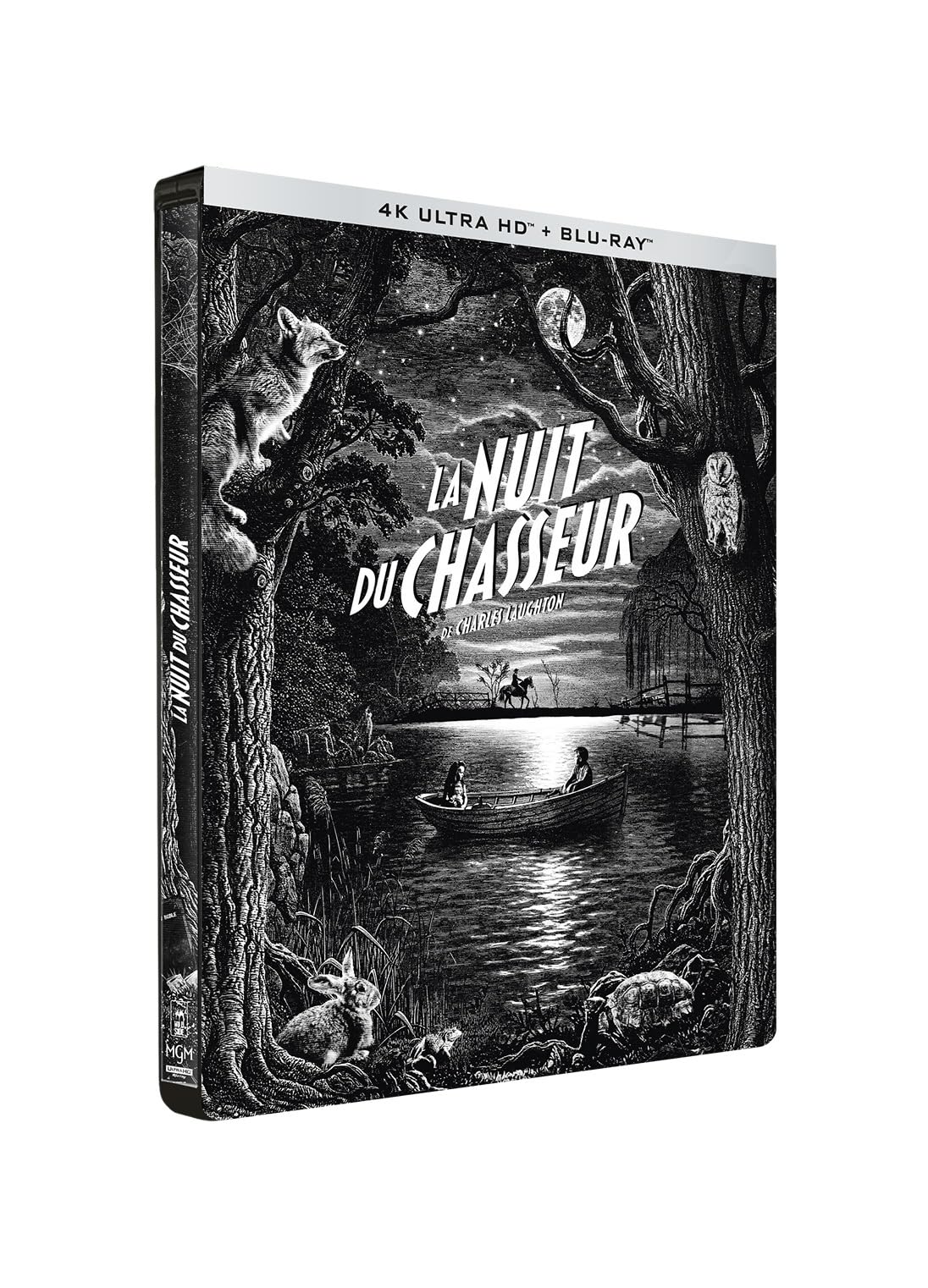 LA NUIT DU CHASSEUR - COLLECTOR STEELBOOK Edition Limitée - COMBO 4K + BLURAY dvd