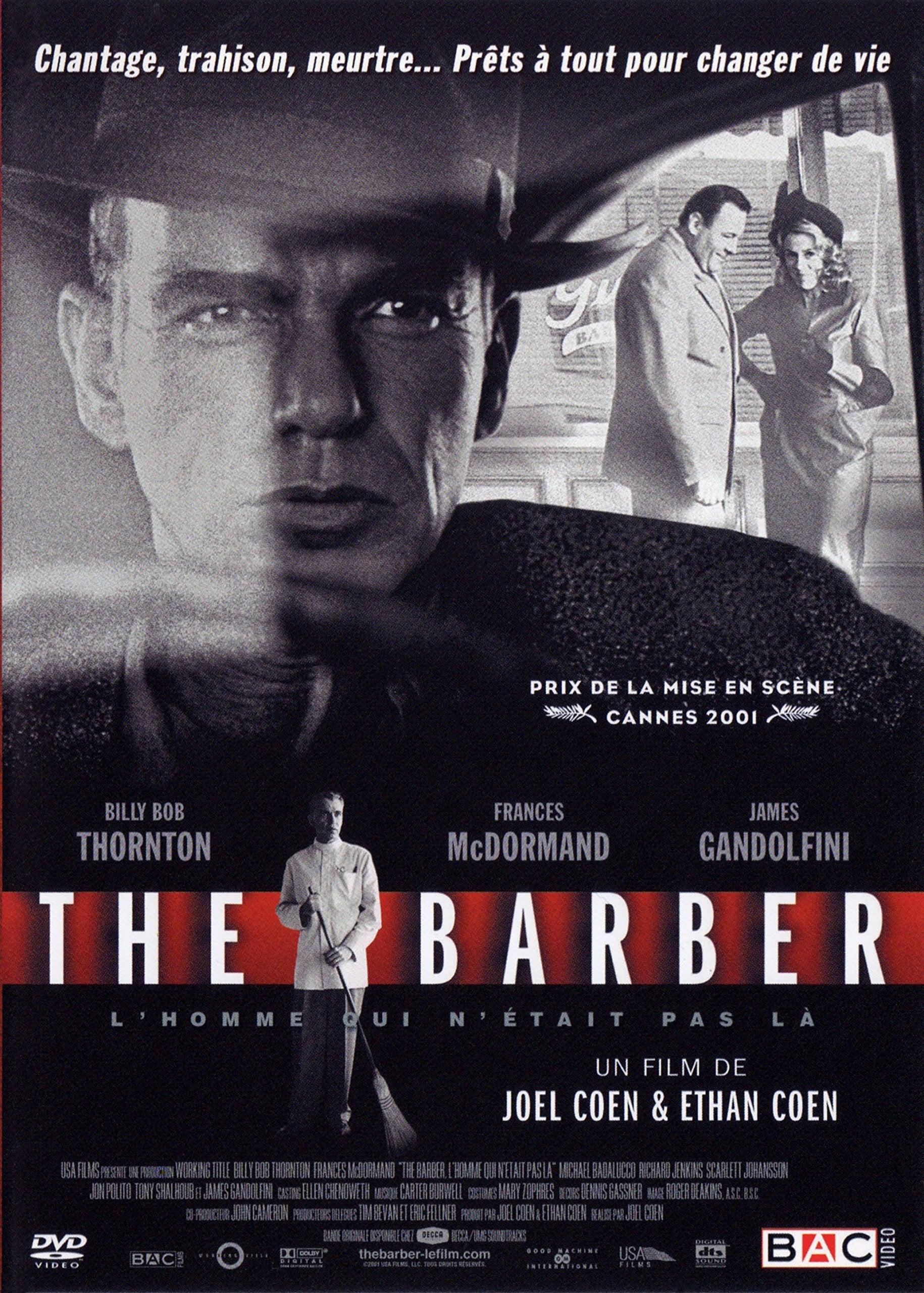 The Barber-l'homme Qui n'était Pas là dvd