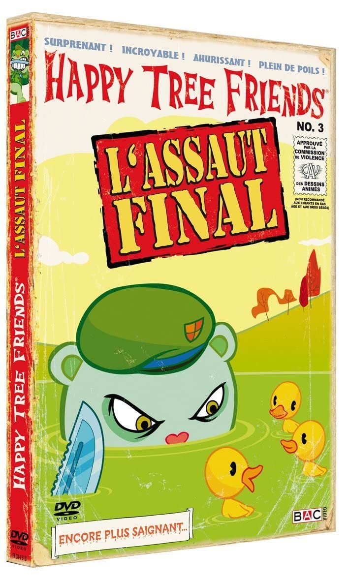Happy Tree Friends-Saison 1, Vol. 3 : L'assaut Final dvd