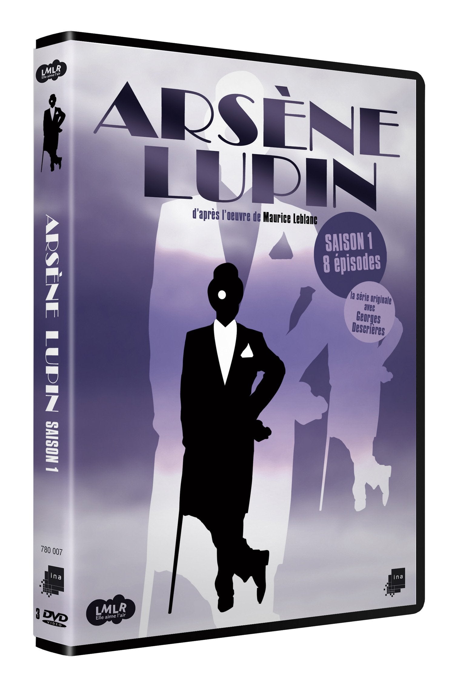 Arsène Lupin N°1 : Édition Spéciale 3 DVD - 8 Épisodes avec Georges Descrières Box sets