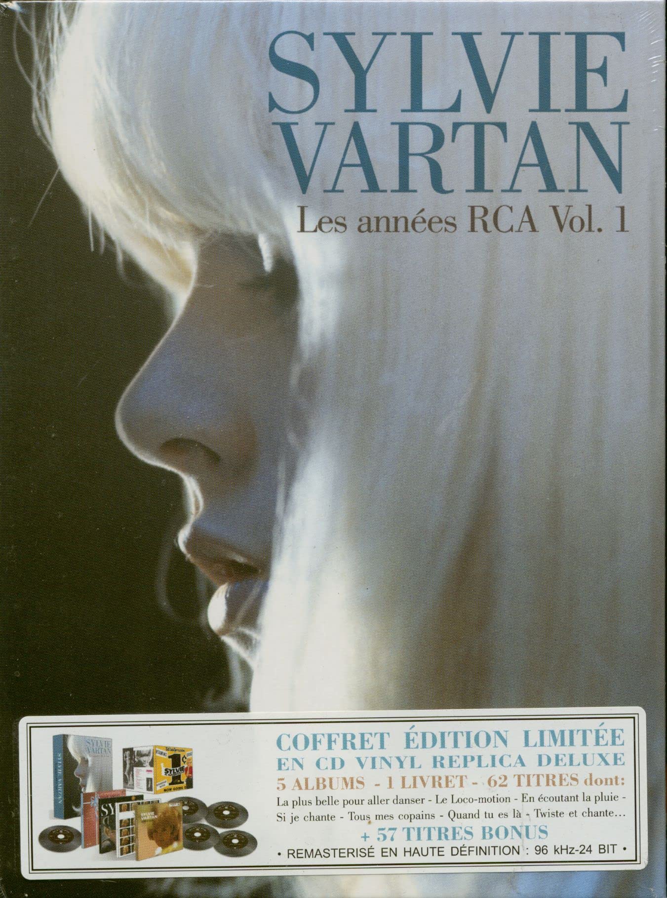 Les Années RCA Vol.1 : Sylvie / Twiste et chante / Sylvie à Nashville / Gift Wrapped From Paris / Il y a deux filles en moi (Coffret 5 CD Vinyl Replica) Music