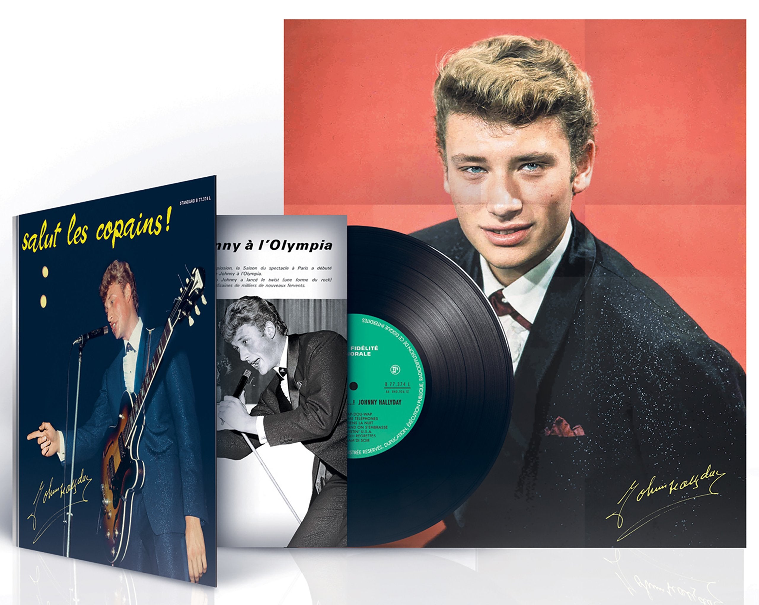 Salut Les Copains-Edition 25cm avec Poster, Argent A Chaud & CD Bonus cd