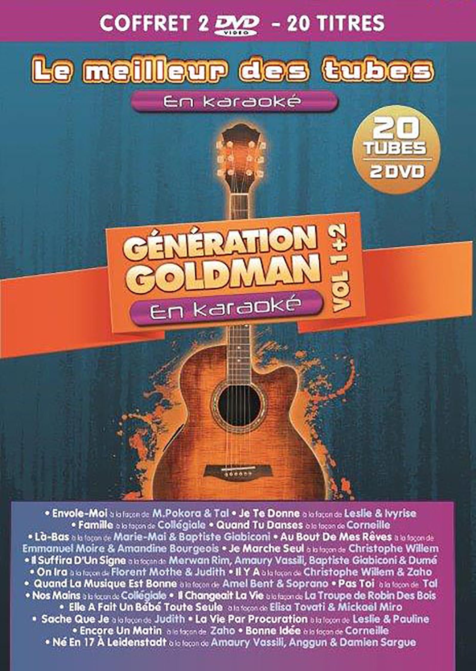 Génération goldman - coffret 20 titres Films