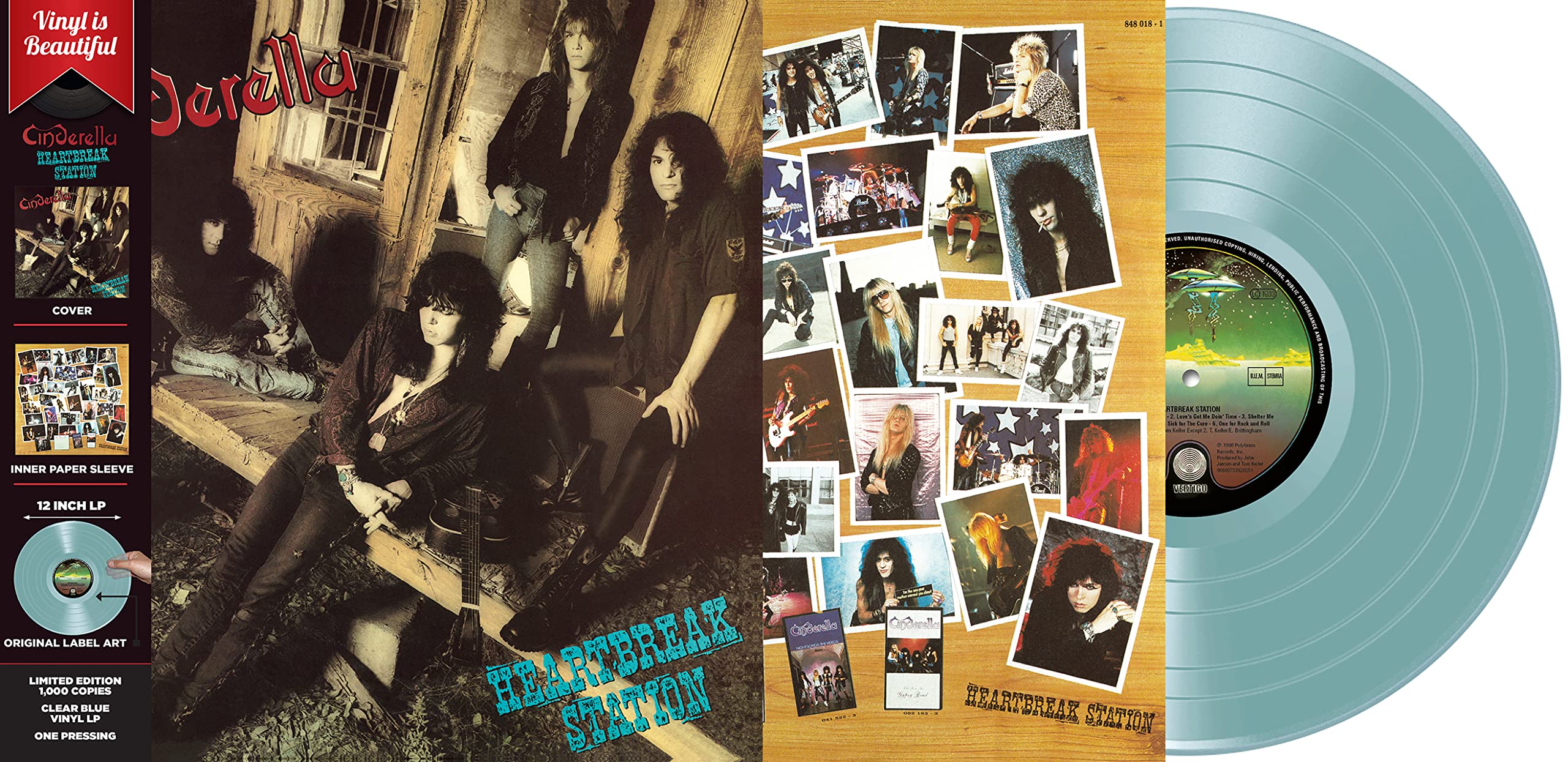 Heart Break Station - LP 30cm Bleu Transparent cd