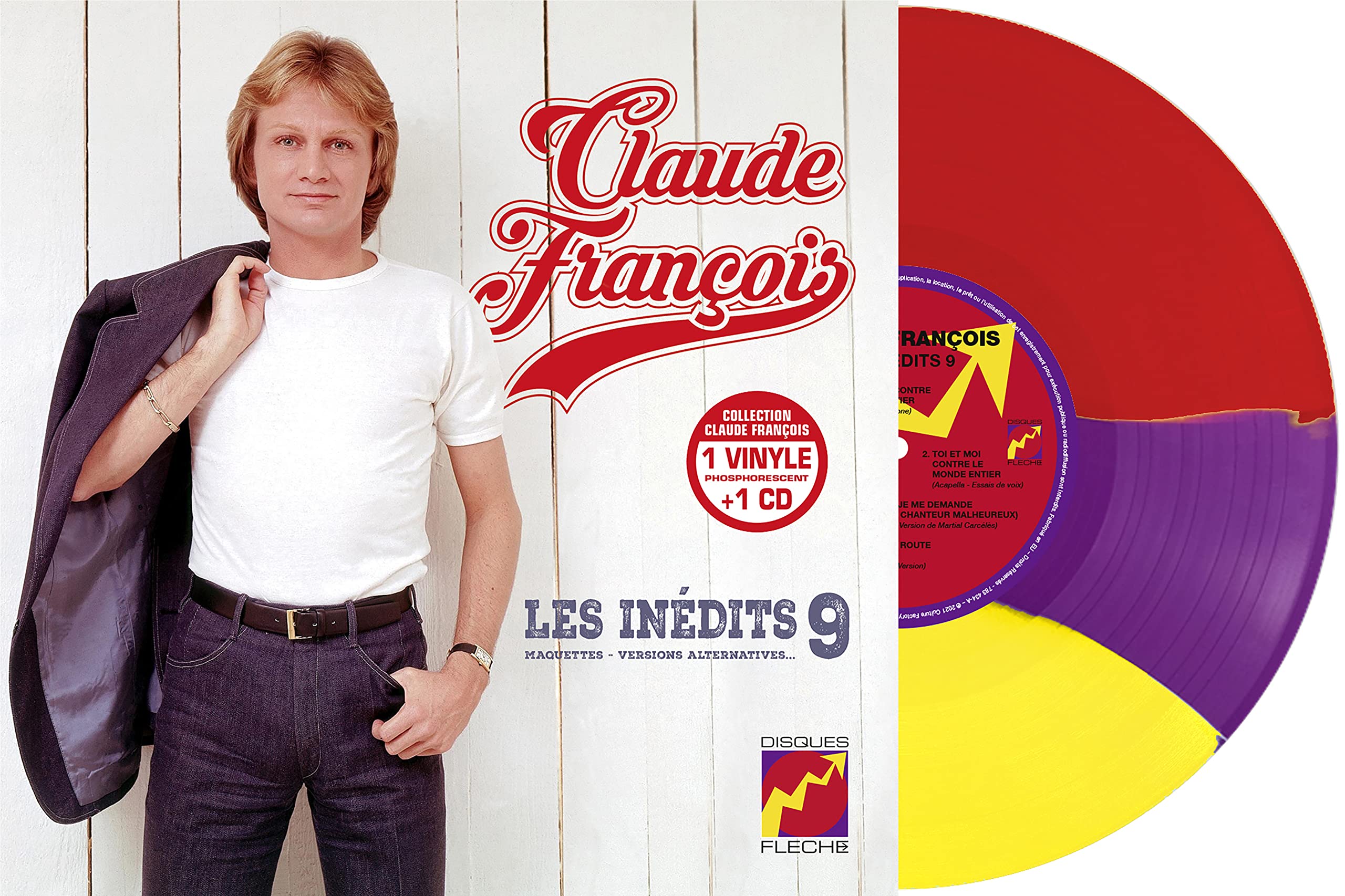Les Inédits Vol. 9-25cm Tricolore (Rouge, Violet & Jaune) cd