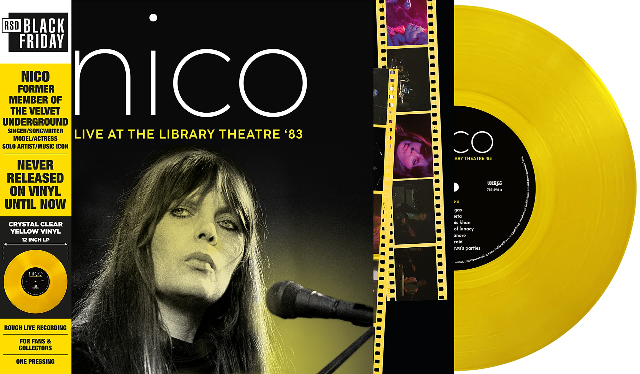 Library Theatre '83 - LP 30cm Crystal Clear Jaune cd
