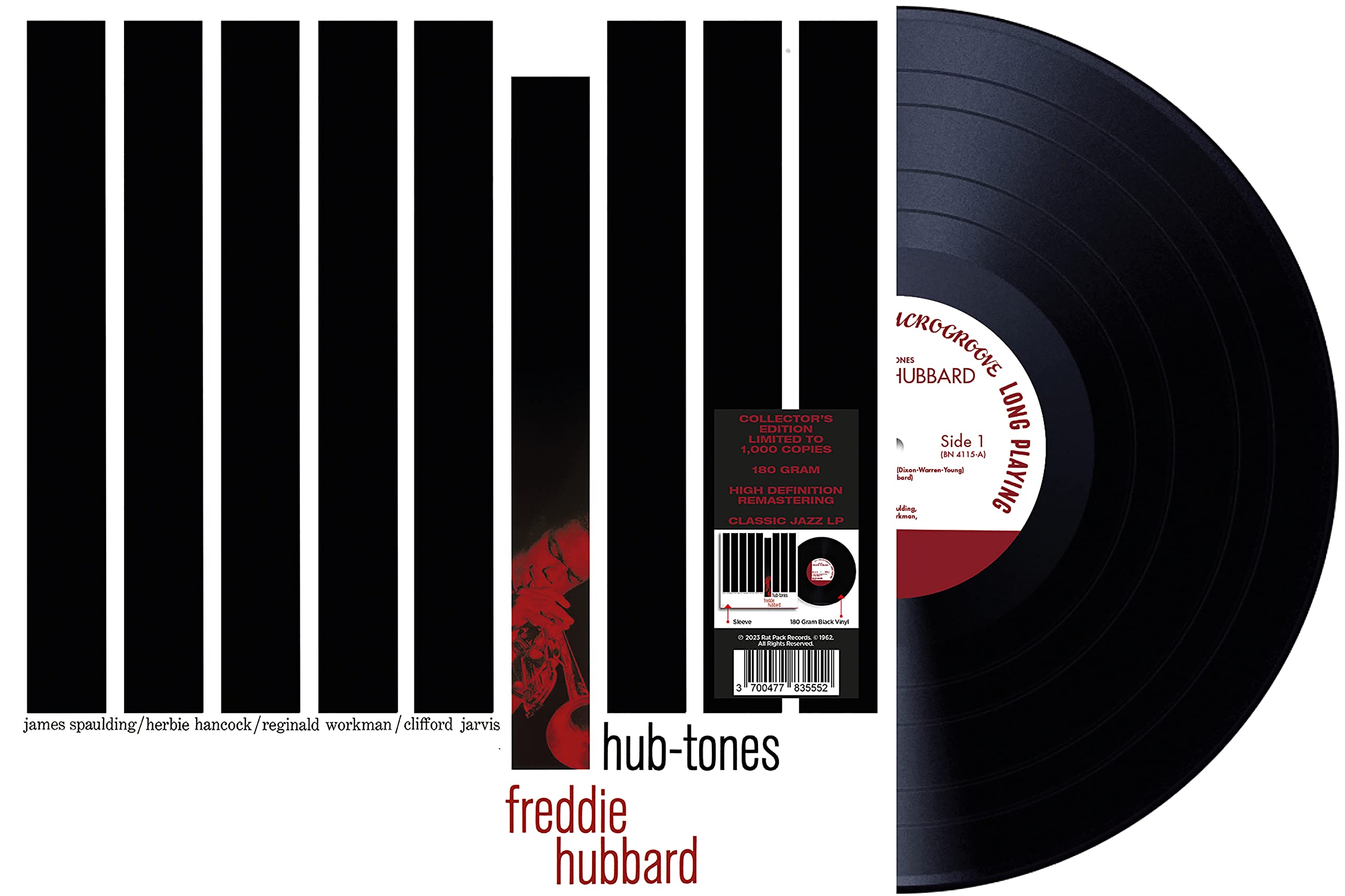 Hub Tones-LP 30cm Noir 180 Grammes cd