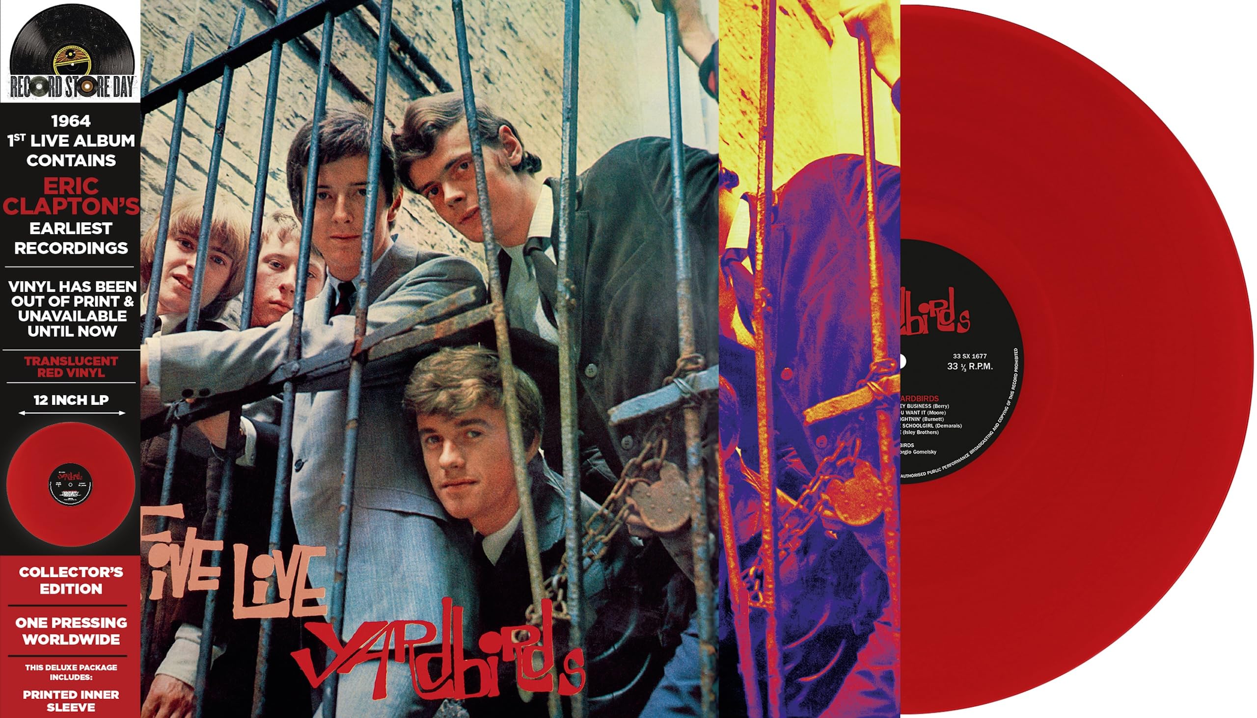 Vinile Yardbirds (The) - 5 Live Yardbirds (Red Vinyl) (Rsd 2024) cd