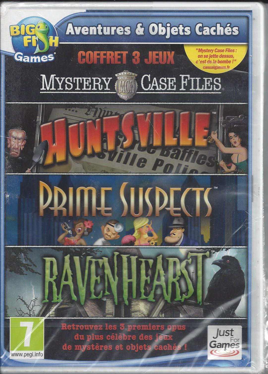 Mystery Case Files 1+2+3 : Huntsville + Prime Suspects + Ravenhearst game
