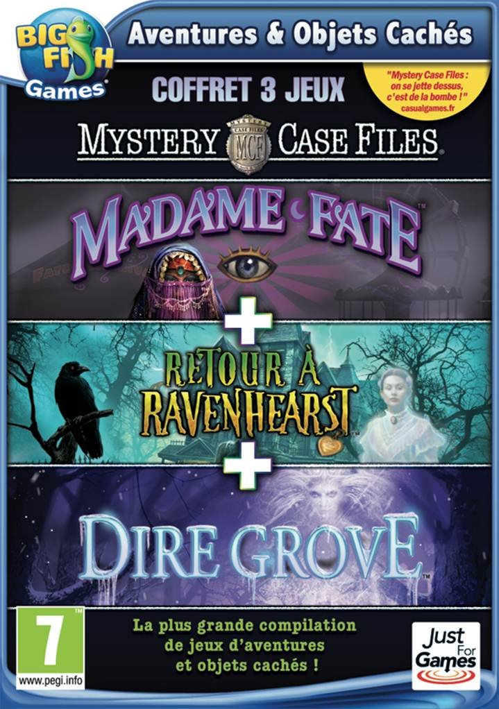Mystery Case Files - Madame fate + Retour à Revenhearst + Dire grove PC