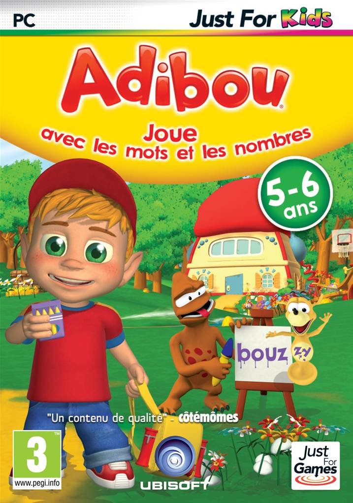 Adibou joue avec les mots et les nombres 5-6 ans game