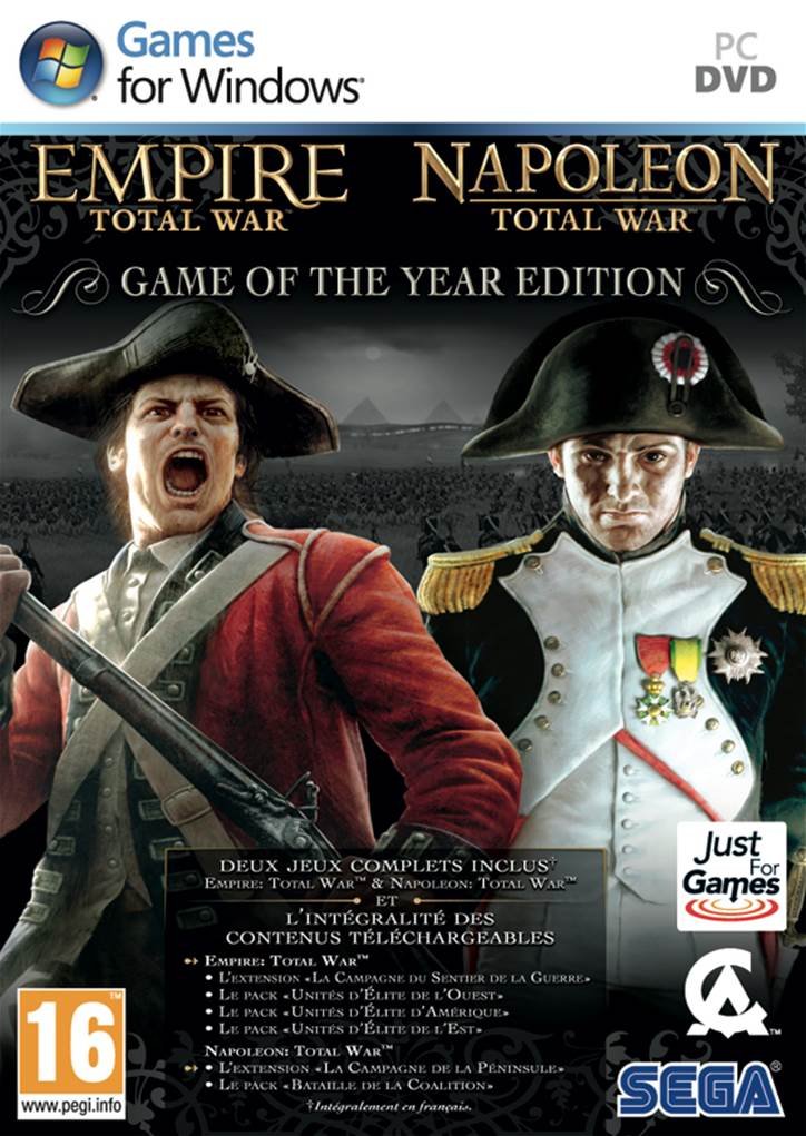 Total War : Empire + Total War : Napoleon - édition jeu de l'année (4 DVDs) game