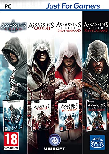 Quadruple Pack - Assassin's Creed: 1 + 2 + Brotherhood + Revelations game