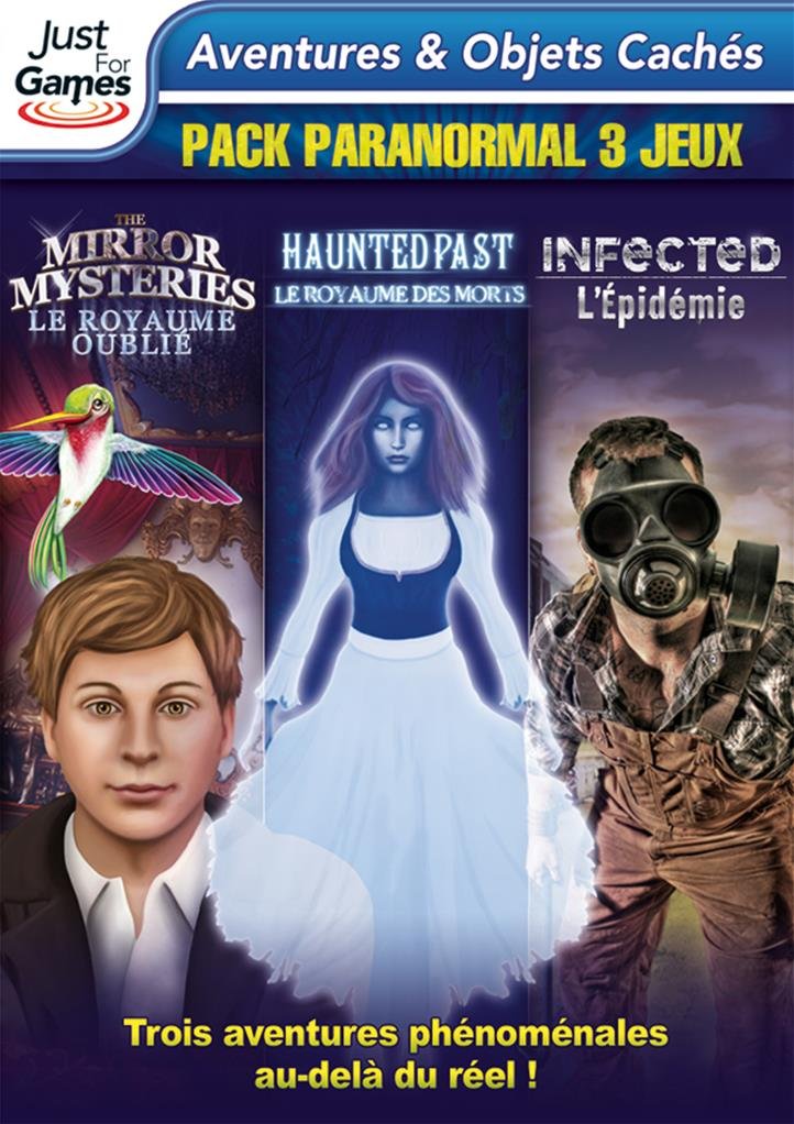 Triple pack "Au-Delà" : Haunted Past + The Mirror Mysteries 2 + Infected game