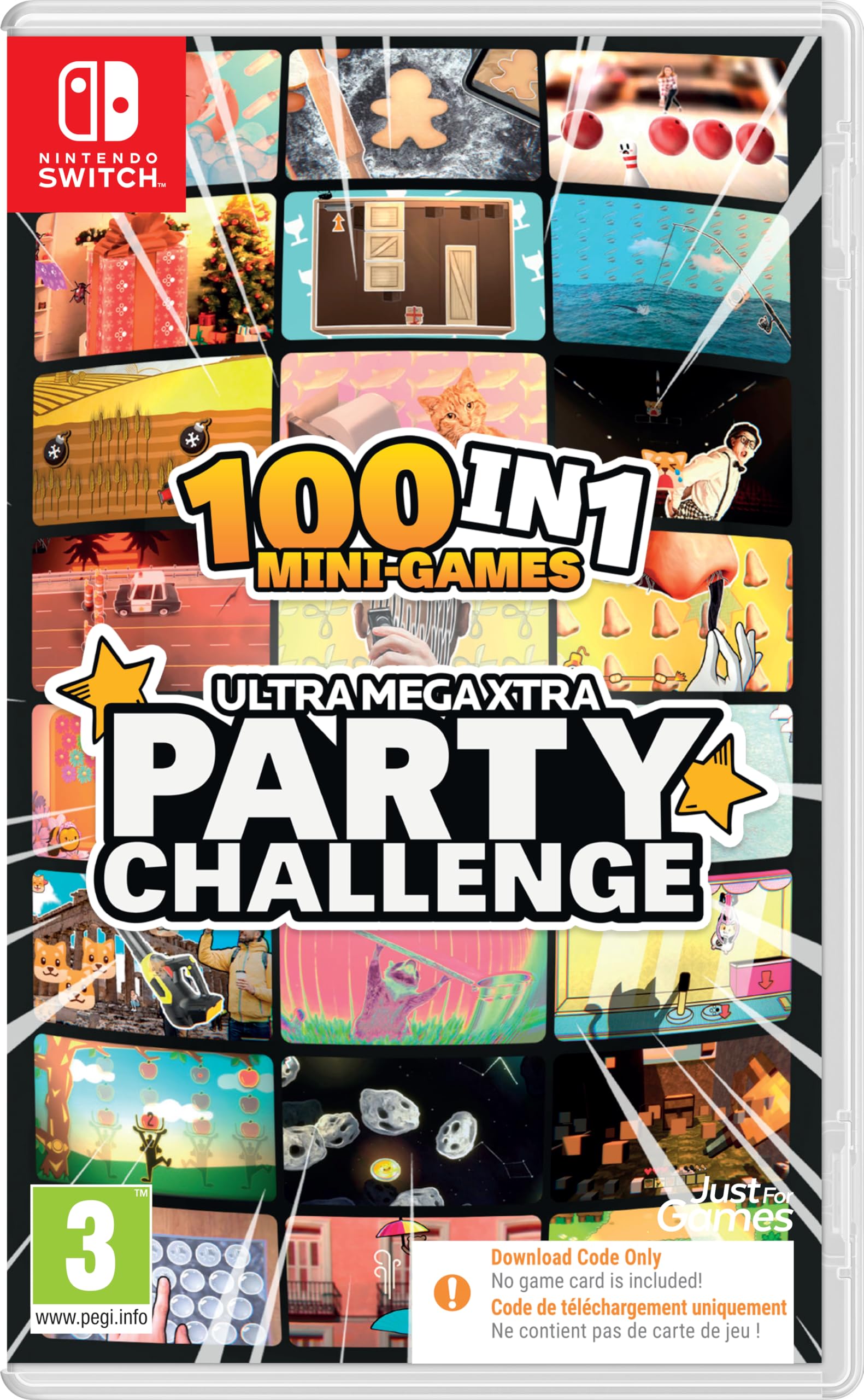 Ultra Mega Xtra Party Herausforderung (Nintendo Schalter, Code-In-Box) Nintendo Switch