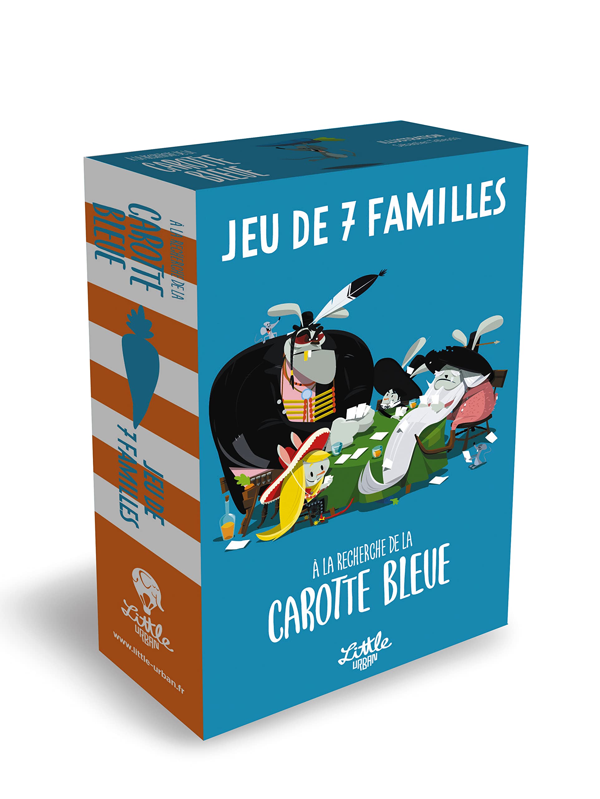 JEU DE 7 FAMILLES - A LA RECHERCHE DE LA CAROTTE BLEUE book