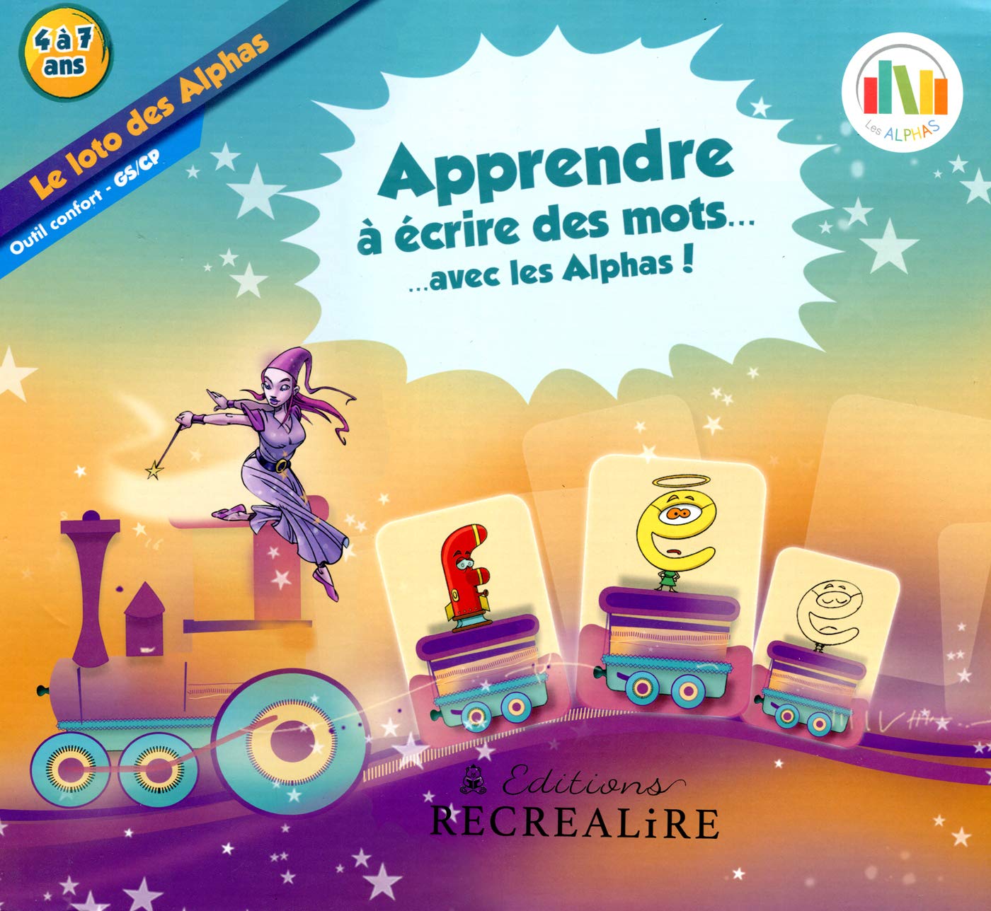 LOTO DES ALPHAS: Apprendre à écrire des mots avec les Alphas ! Non-fiction