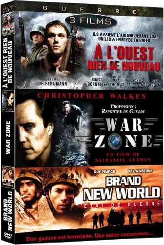Coffret guerre, vol. 2 : à l'ouest rien de nouveau ; war zone ; brand new world Movies