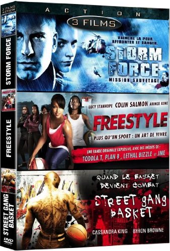 Coffret action 2 : storm force ; freestyle ; streetgang basket Films