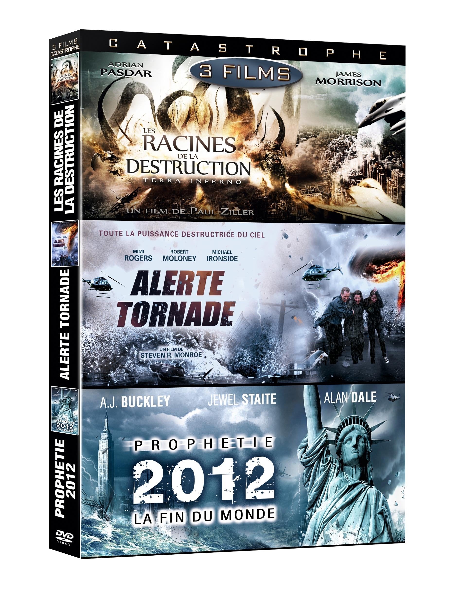 Coffret disaster : les racines de la destruction ; alerte tornade ; prophetie 2012 Films