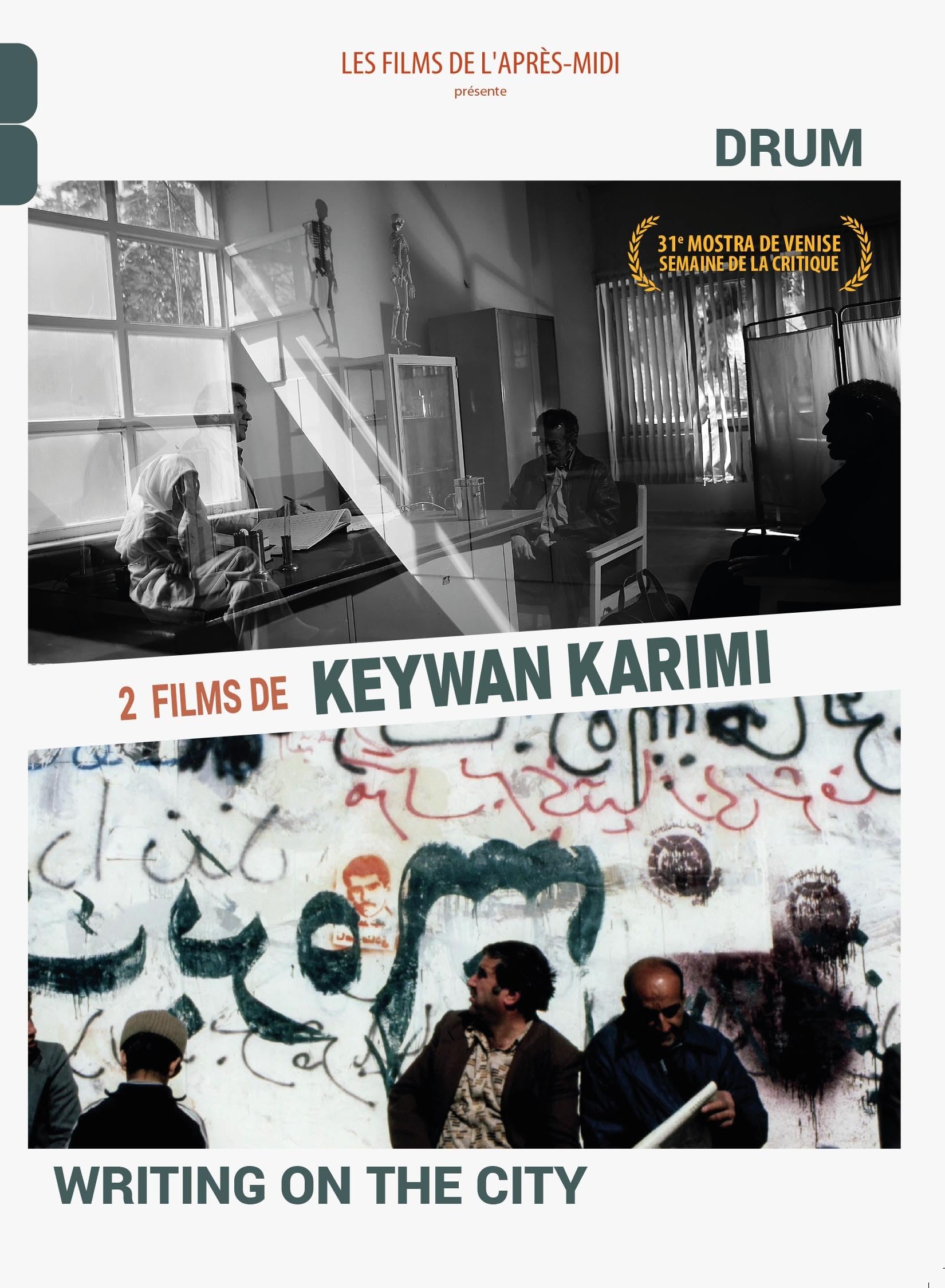 Coffret keywan karimi 2 films : drum ; writing on the city Films