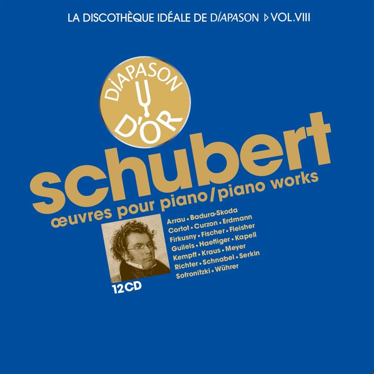 Schubert Piano Works 12 CD Classical