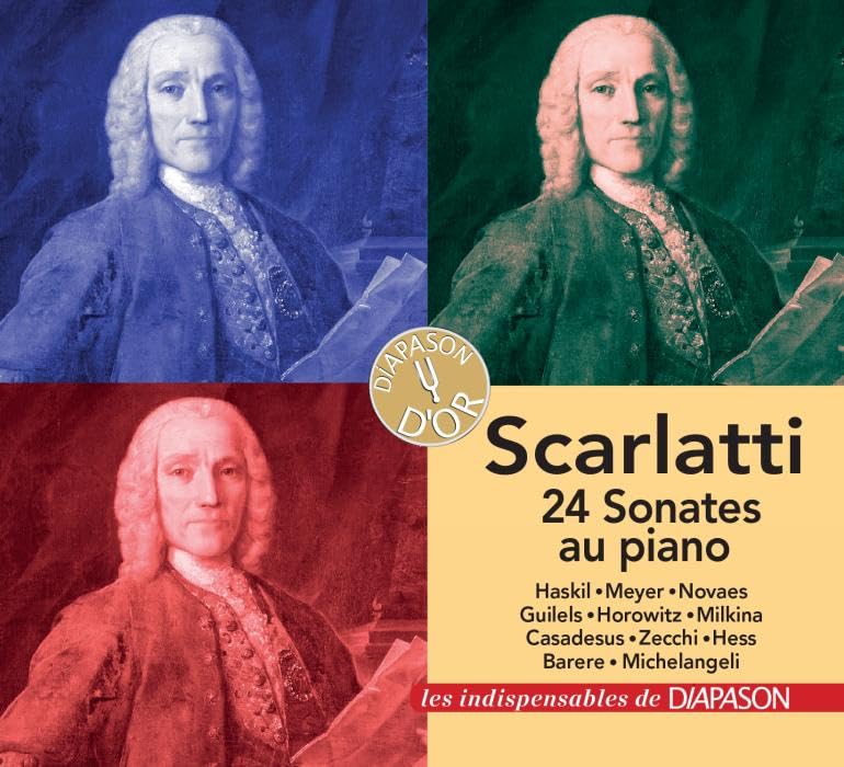 Scarlatti : 24 Sonates au piano. Haskil, Meyer, Novaes, Guilels, Horowitz, Casadesus, Michelangeli. Music