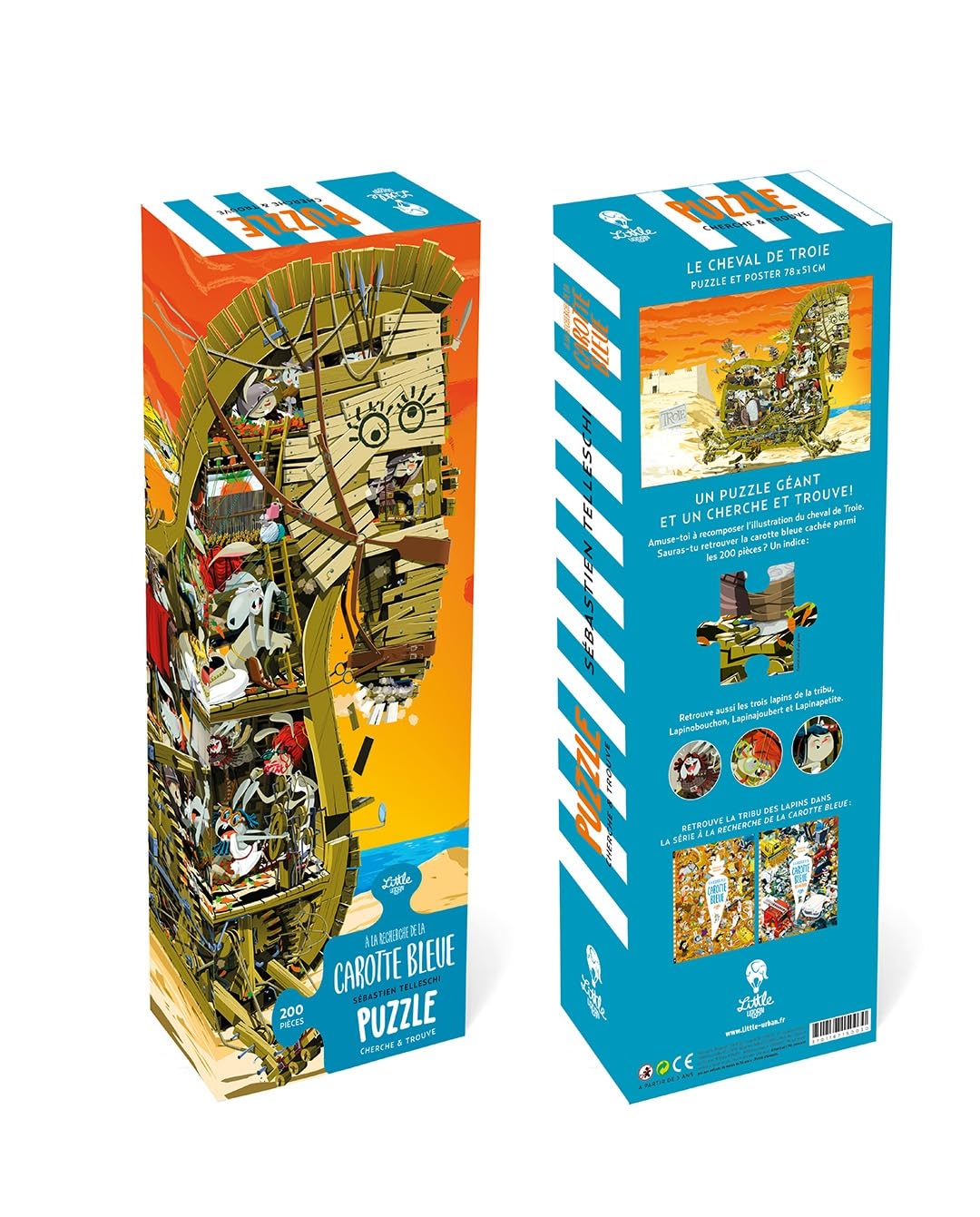 Puzzle géant À la recherche de la Carotte Bleue book