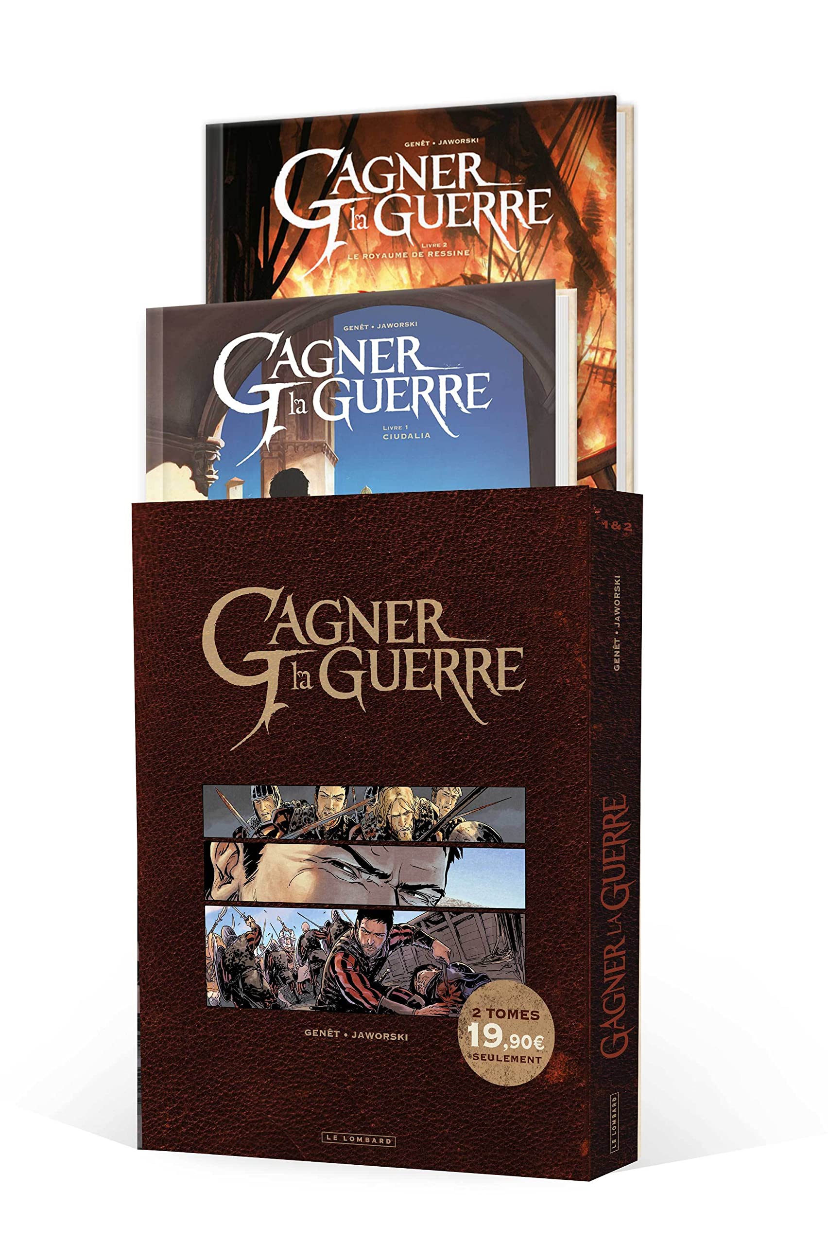 Fourreau Gagner la guerre T1 éd.spéciale + T2 book