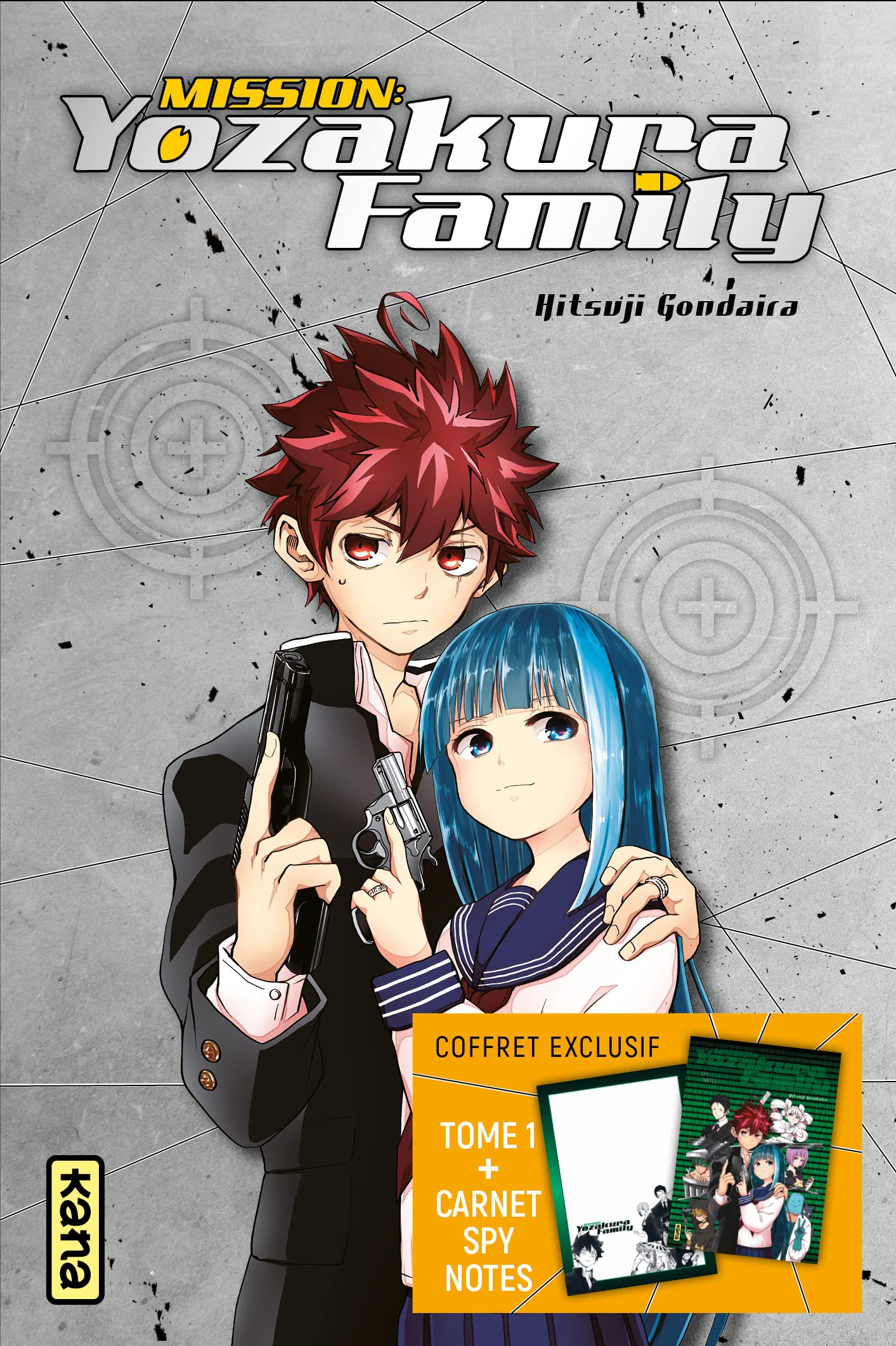 Coffret collector Mission Yozakura Family T1+carte+carnet de notes book