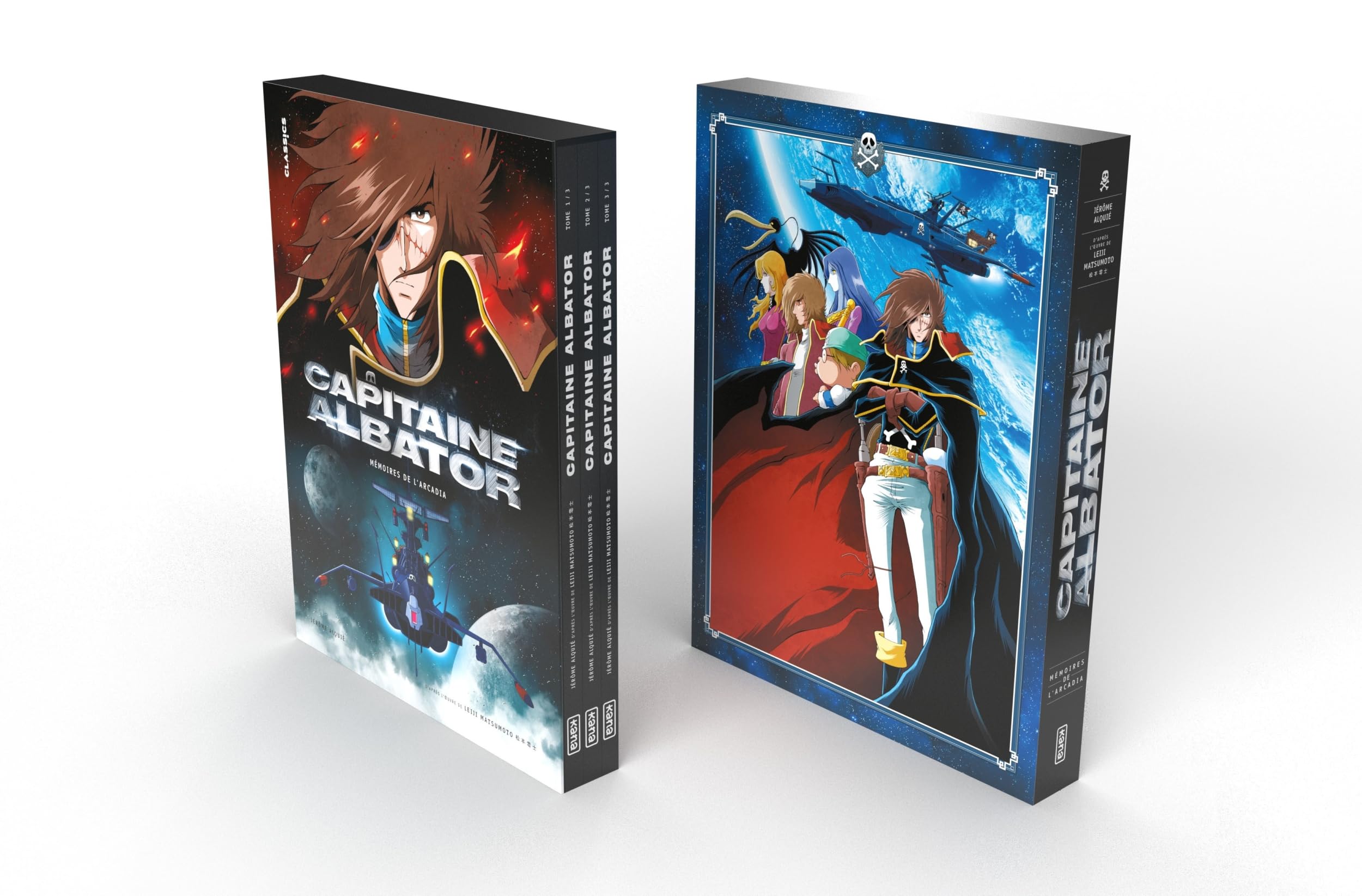 Coffret Capitaine Albator - Mémoires de l'Arcadia histoire complète + ex libris gratuit Manga