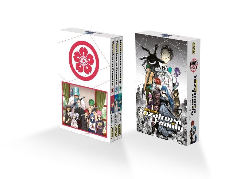 Coffret 2+1 Mission Yozakura family T1-2-3 book