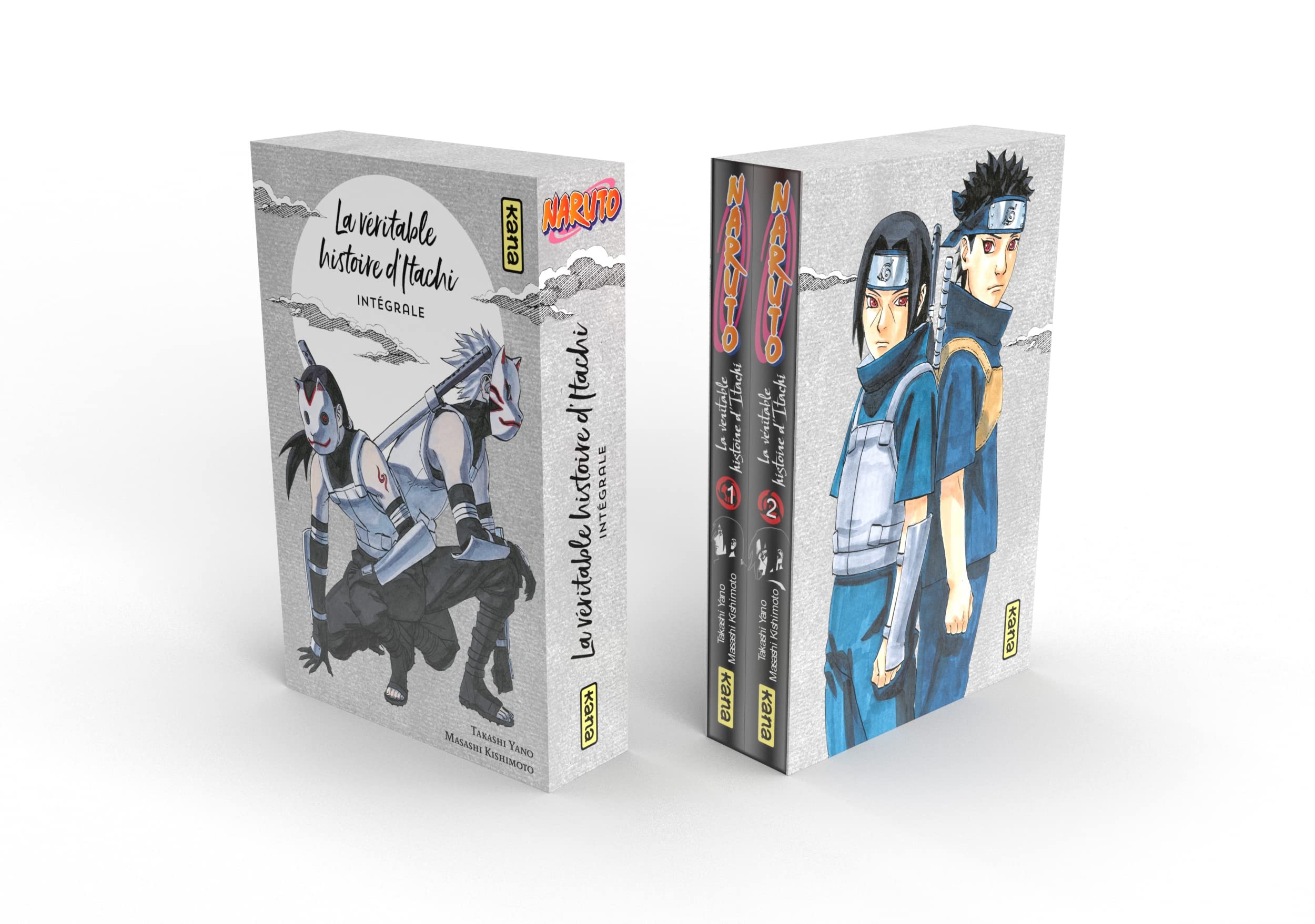 Coffret Naruto roman - La véritable histoire d'Itachi - l'intégrale book