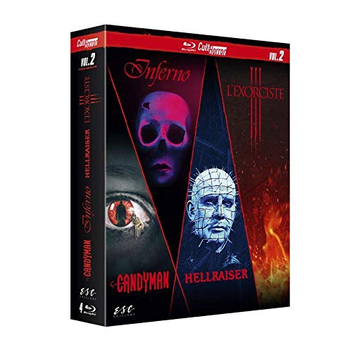 Coffret cult'horror, vol 2, 4 films : inferno ; candyman ; l'exorciste III ; hellraiser, le pacte Films
