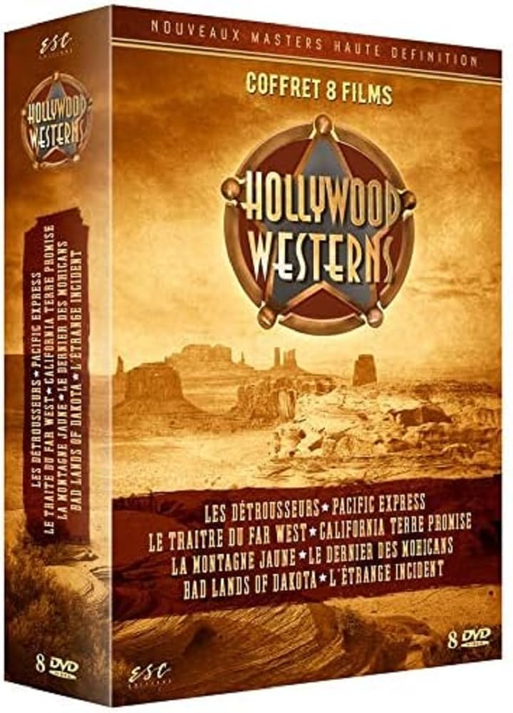 Coffret hollywood westerns 8 films Films