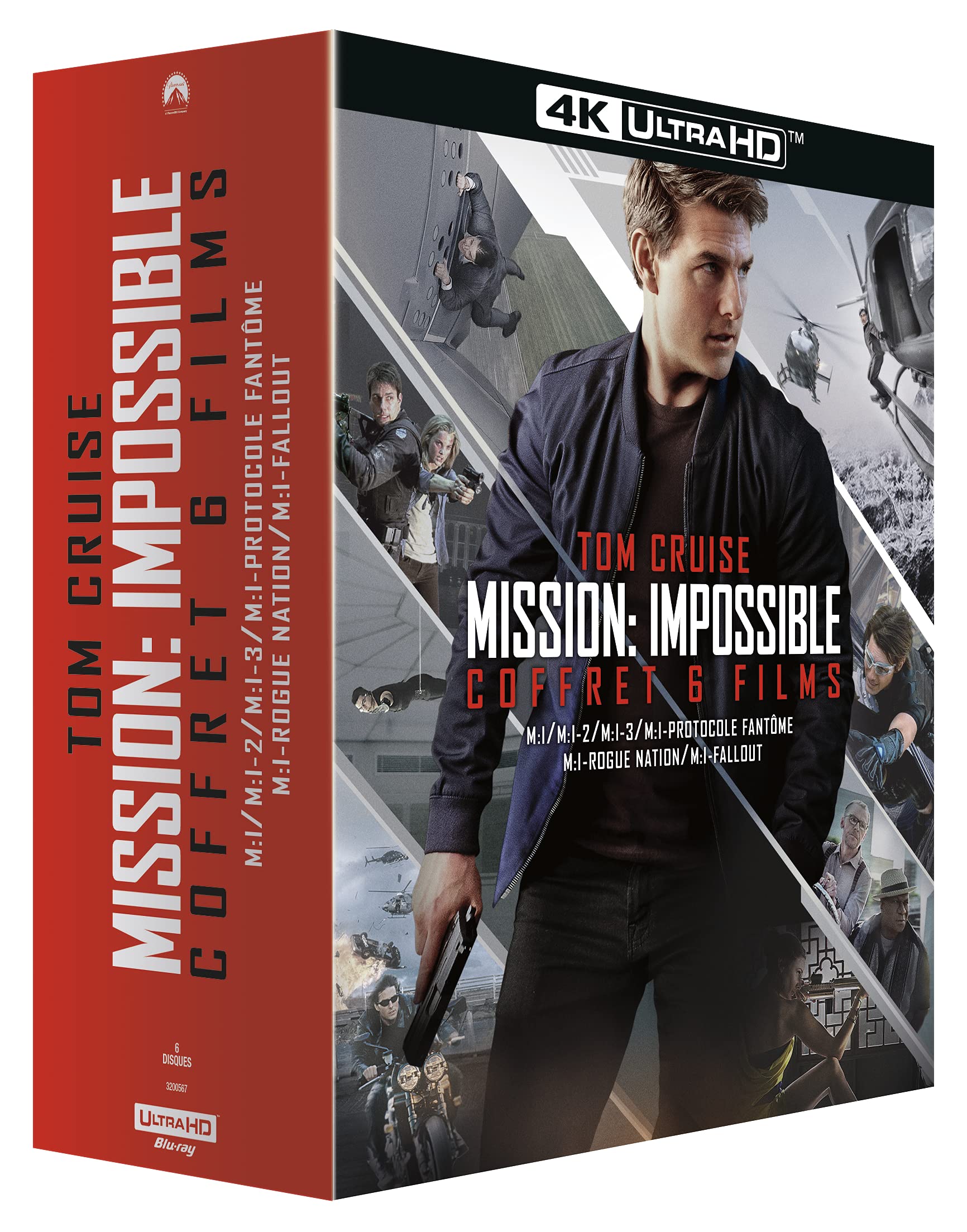 Mission : impossible - l'intégrale des 6 films 4k Ultra-HD Films