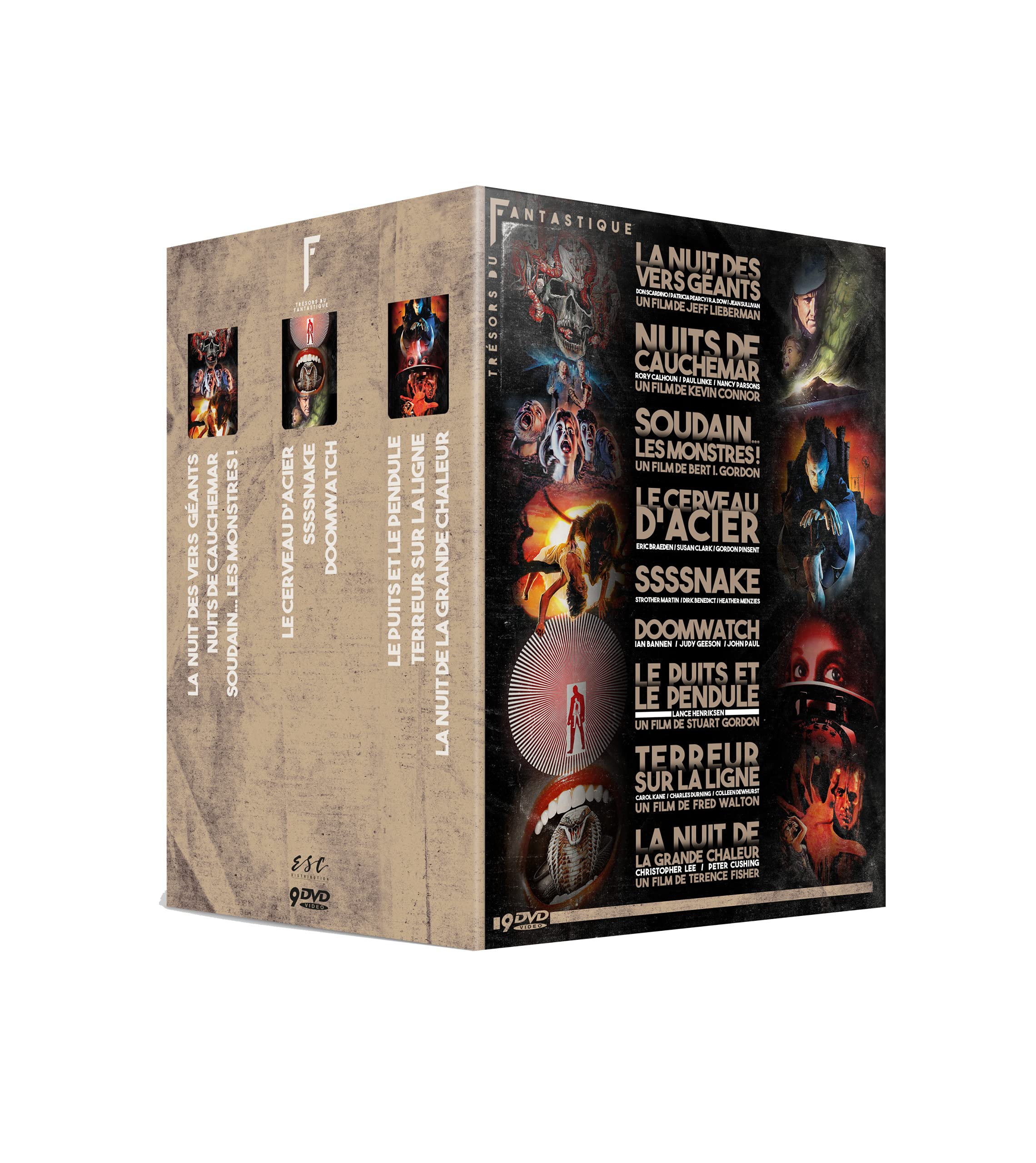Les Trésors du fantastiques-Coffret 9 Films dvd