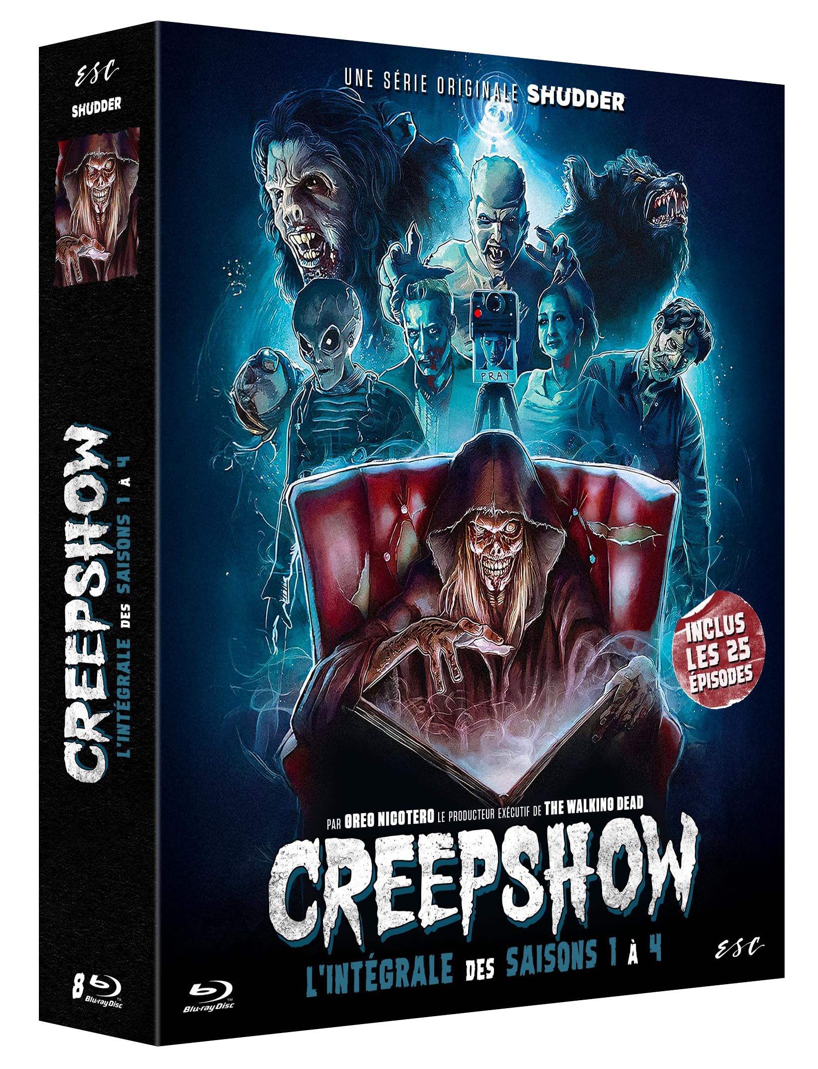 COFFRET CREEPSHOW - L'INTEGRALE DES SAISONS 1 A 4 - 8 BD - EDITION LIMITEE Films