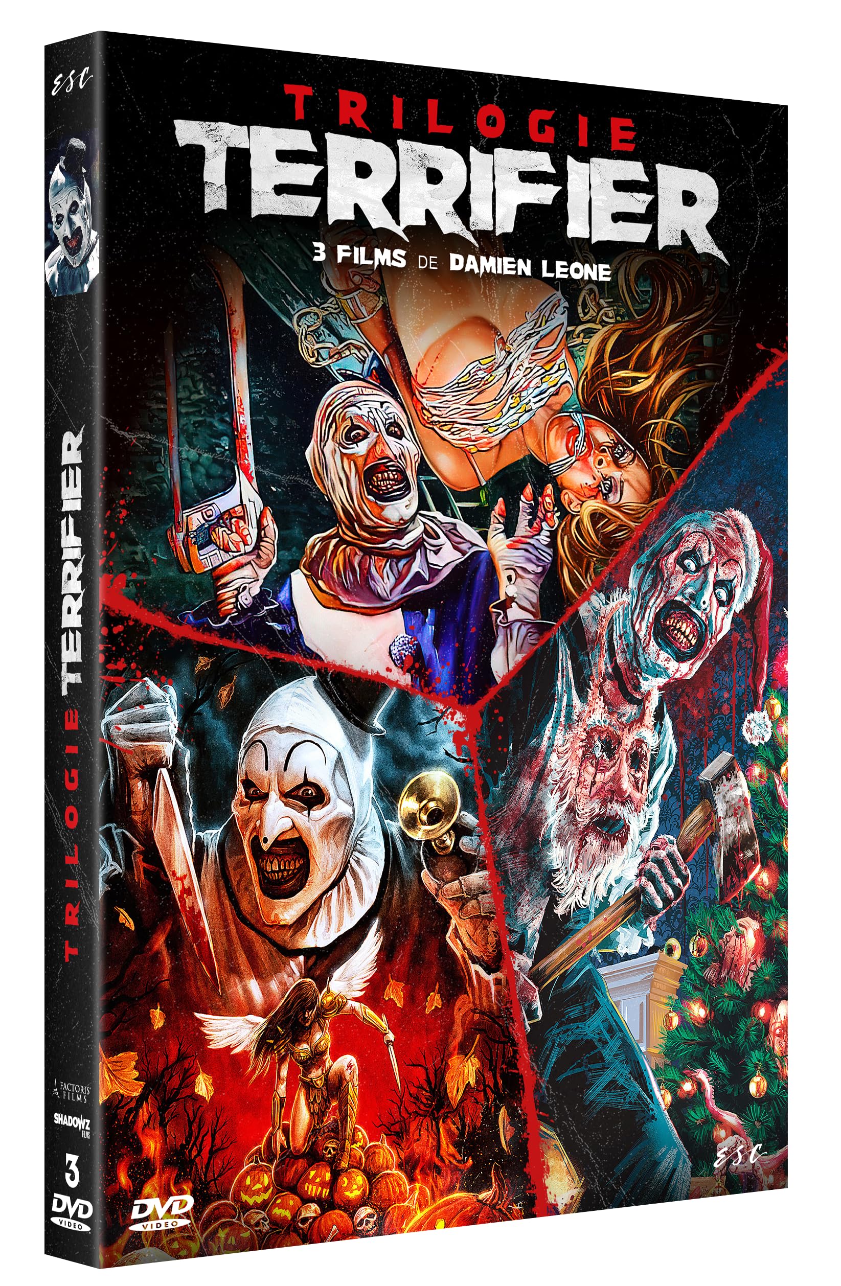 Trilogie Terrifier-3 Films de Damien Leone dvd