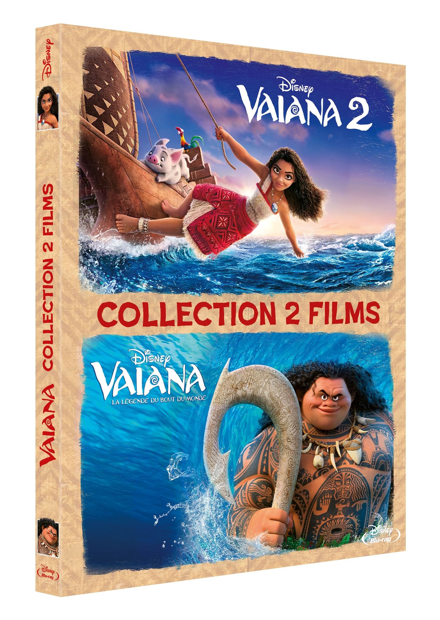 Coffret Vaiana, La légende du bout du monde + Vaiana 2 Films