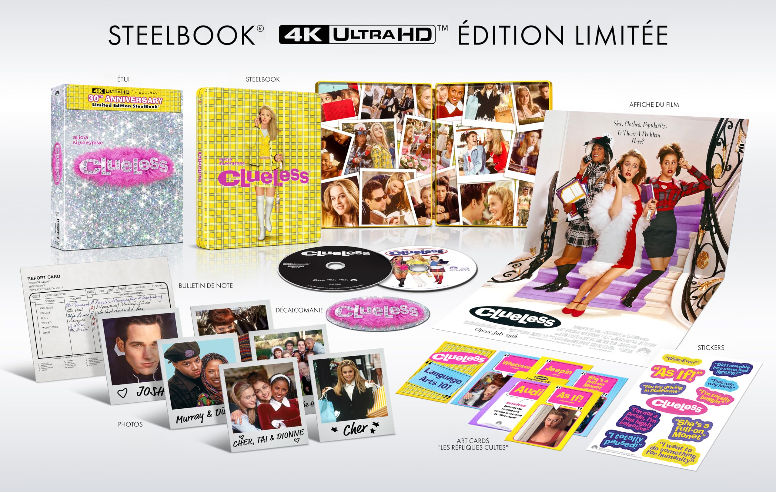 CLUELESS - COMBO UHD 4K + BD - STEELBOOK - EDITION COLLECTOR dvd