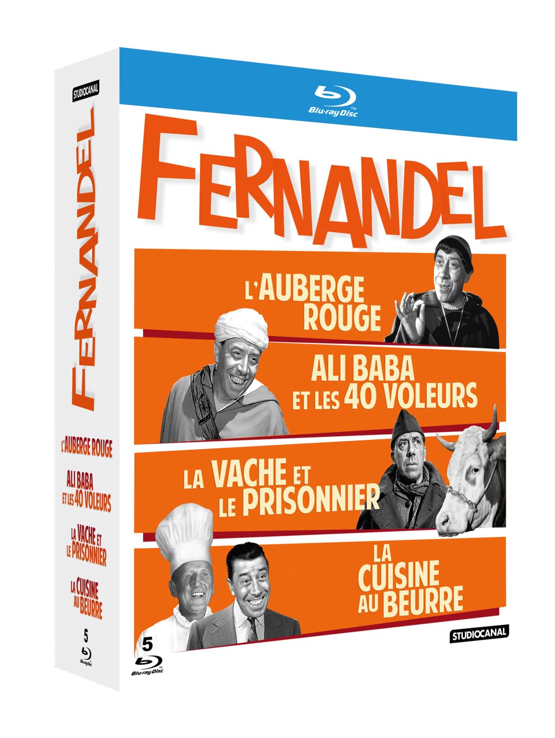 L'Essentiel de Fernandel : L'auberge Rouge + Ali Baba et Les 40 Voleurs + La Vache et Le Prisonnier + La Cuisine au Beurre Movies