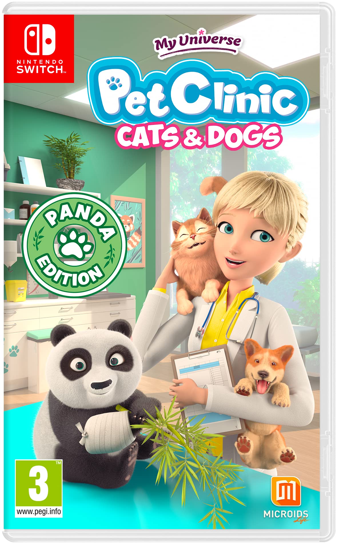 Microids My Universe – PET CLINIC CATS & DOGS – Panda Special Edition Spanisch Nintendo Switch Nintendo Switch