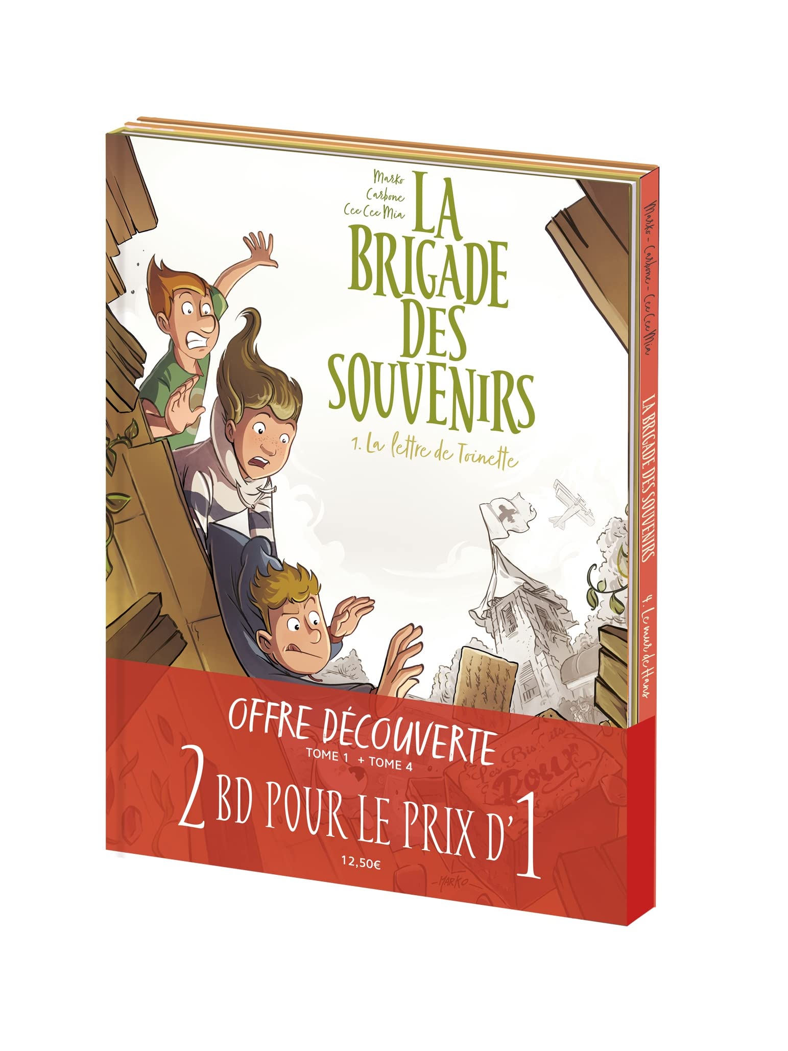 Bipack T4+T1(offert) La Brigade des souvenirs book