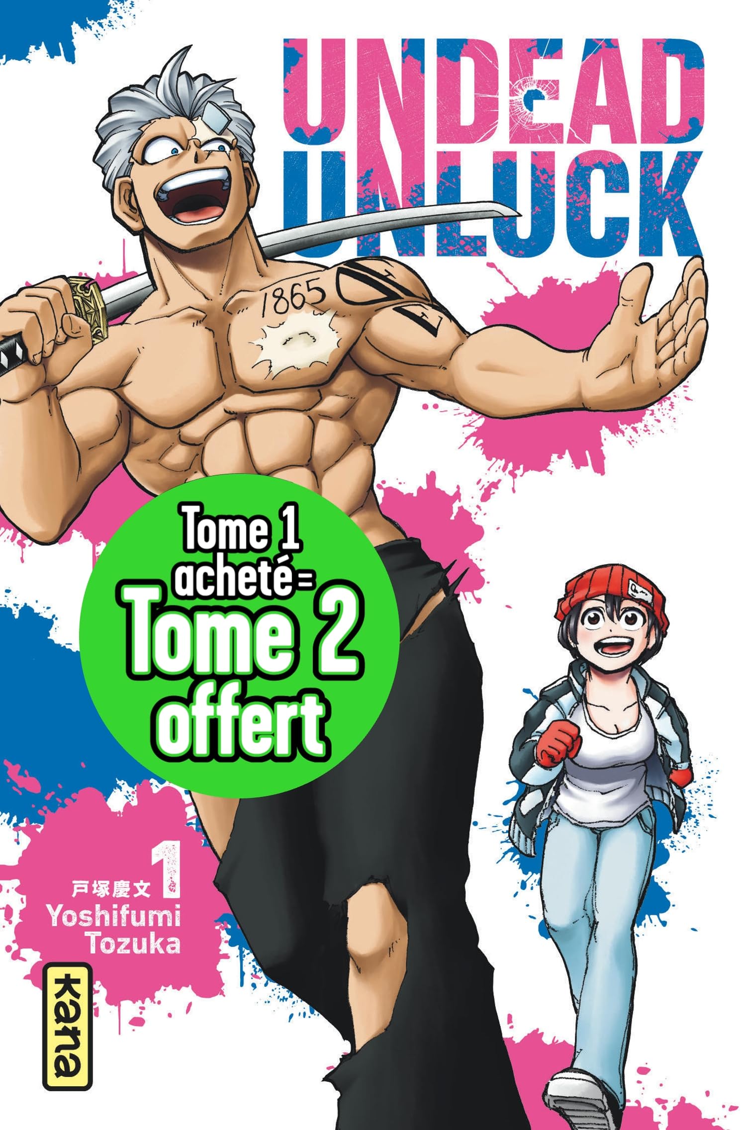 Pack 1+1 Undead Unluck (Tomes 1+2) - OP 1+1 Kana 2024 book