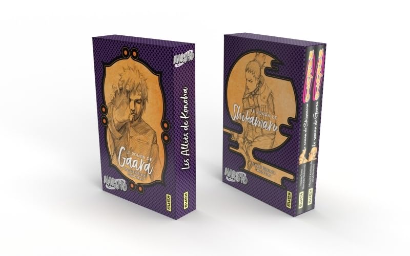 Coffret en 2 volumes : Le roman de Shikamaru ; Le roman de Gaara Comics & Mangas