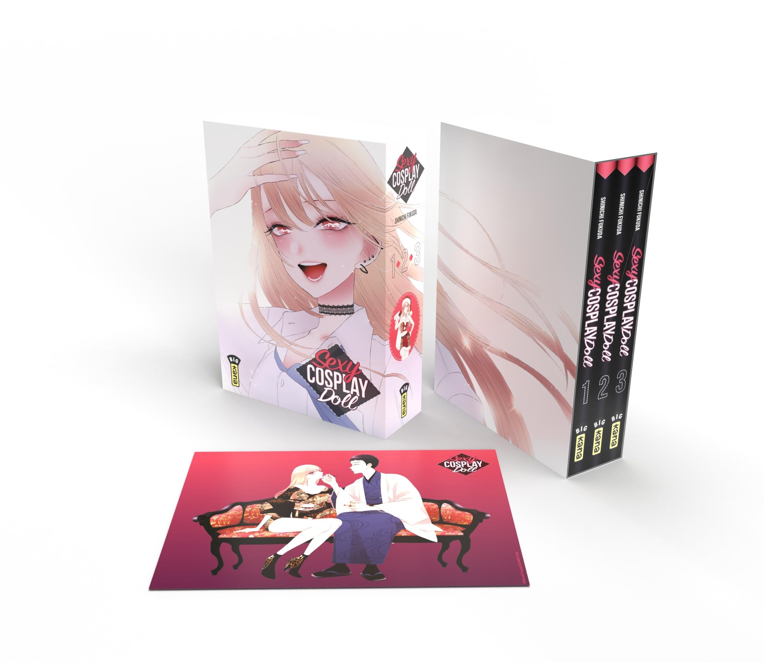 Coffret Sexy Cosplay Doll T 1 - 2 - 3 + ex-libris book